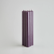 St. Eval Taper Candles - Charcoal Purple