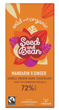 Mandarin & Ginger 72% Dark Chocolate Bar