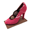 Truffle-filled, Hand-decorated Chocolate Shoe